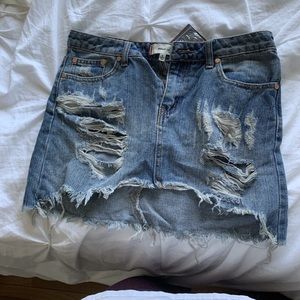 Denim skirt